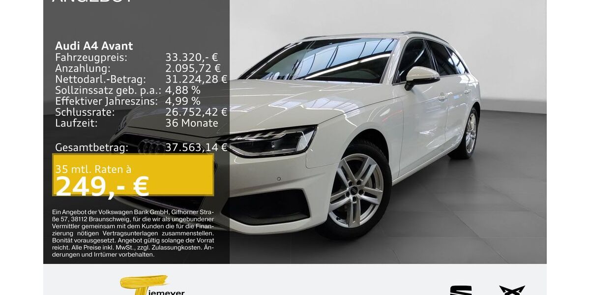 Audi A4 36.863 km 33.320 &euro; Bochum 44809
