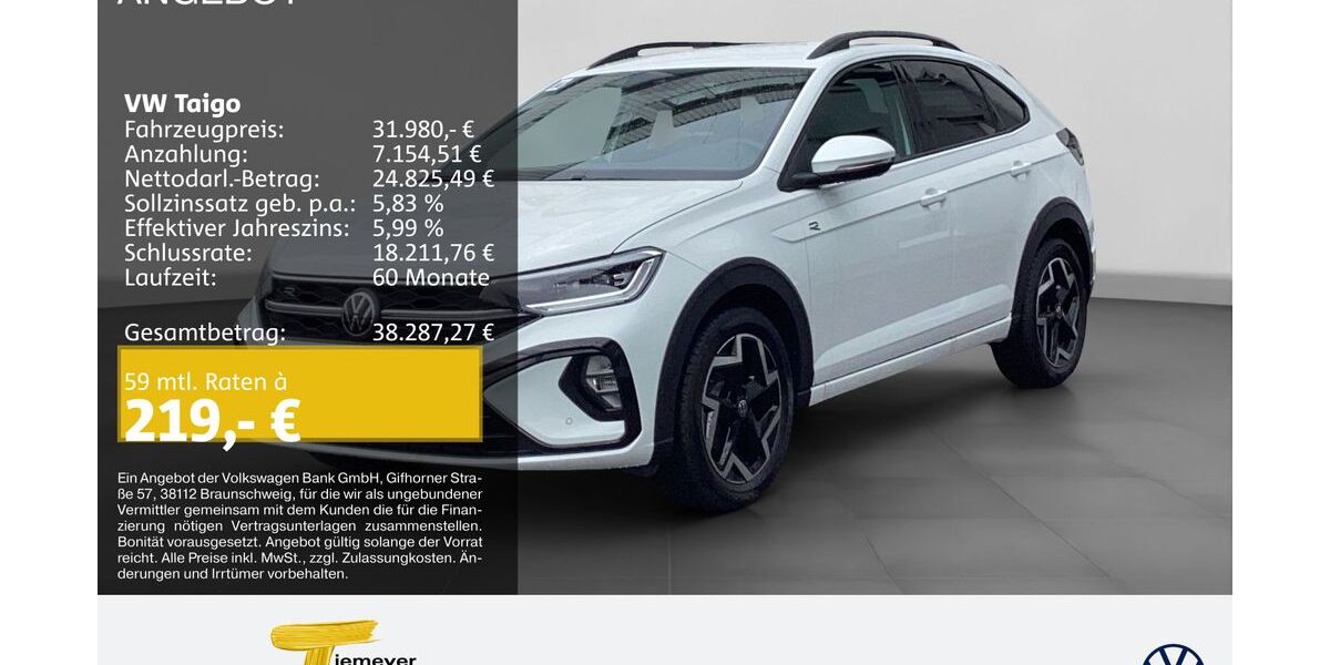 VW Taigo 2.999 km 31.980 &euro; Bochum 44892