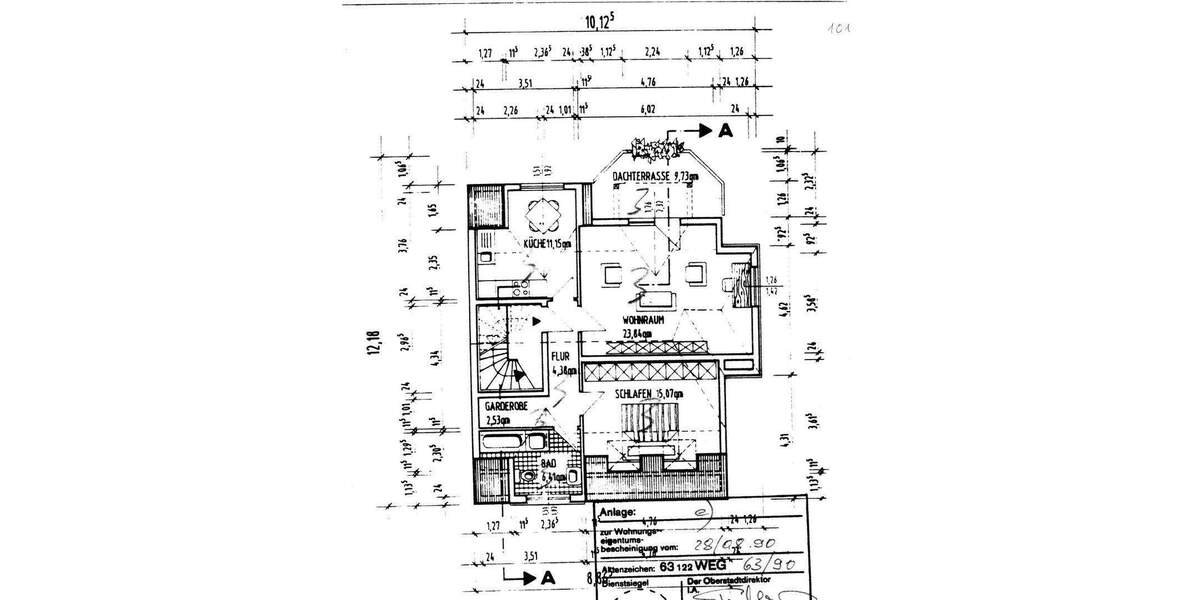 Etagenwohnung Bochum Wattenscheid - 2 Zimmer, 67 m&sup2;, 150.000&euro; | Angebot:25760447