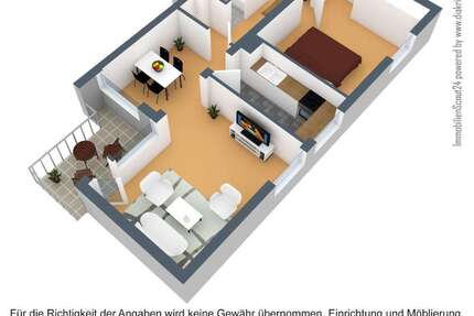 Wohnung Solingen Solingen-Mitte - 2 Zimmer, 57 m&sup2;, 579&euro; | Angebot:27225133