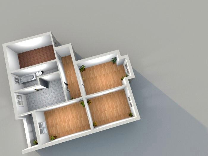 Etagenwohnung Gelsenkirchen Ückendorf - 3 Zimmer, 78 m&sup2;, 570&euro; | Angebot:27547079