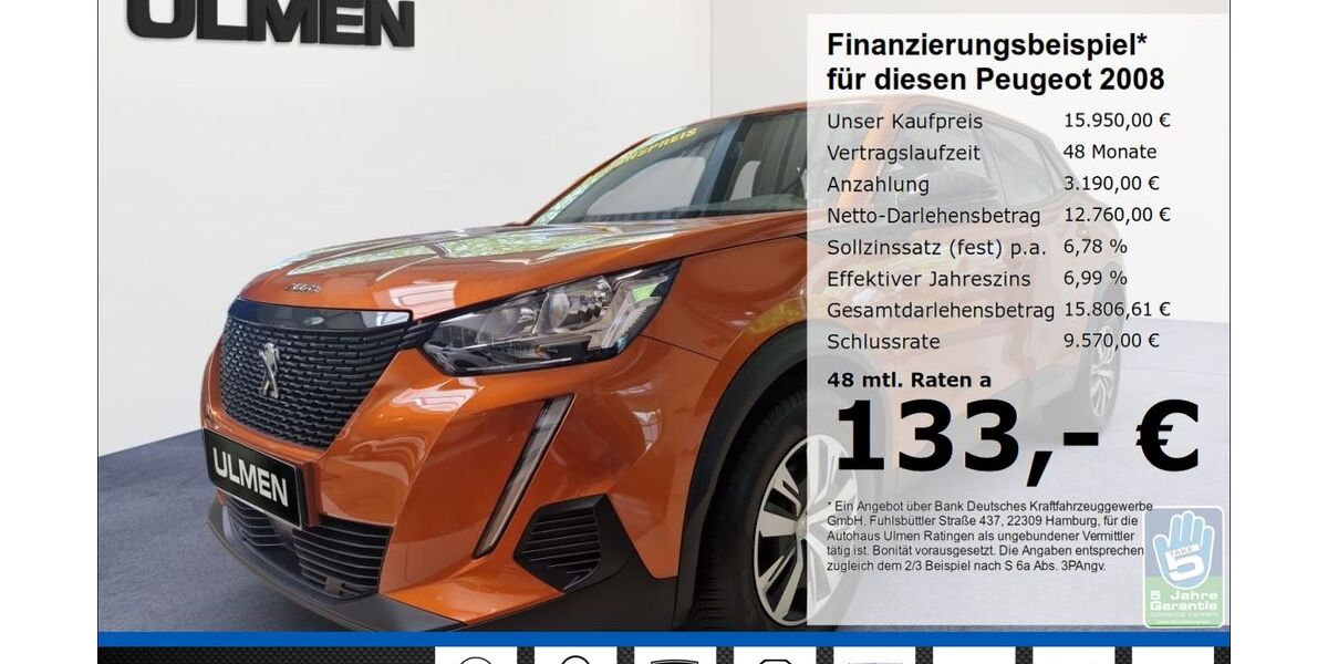 Peugeot 2008 20.520 km 15.950 &euro; Ratingen 40880