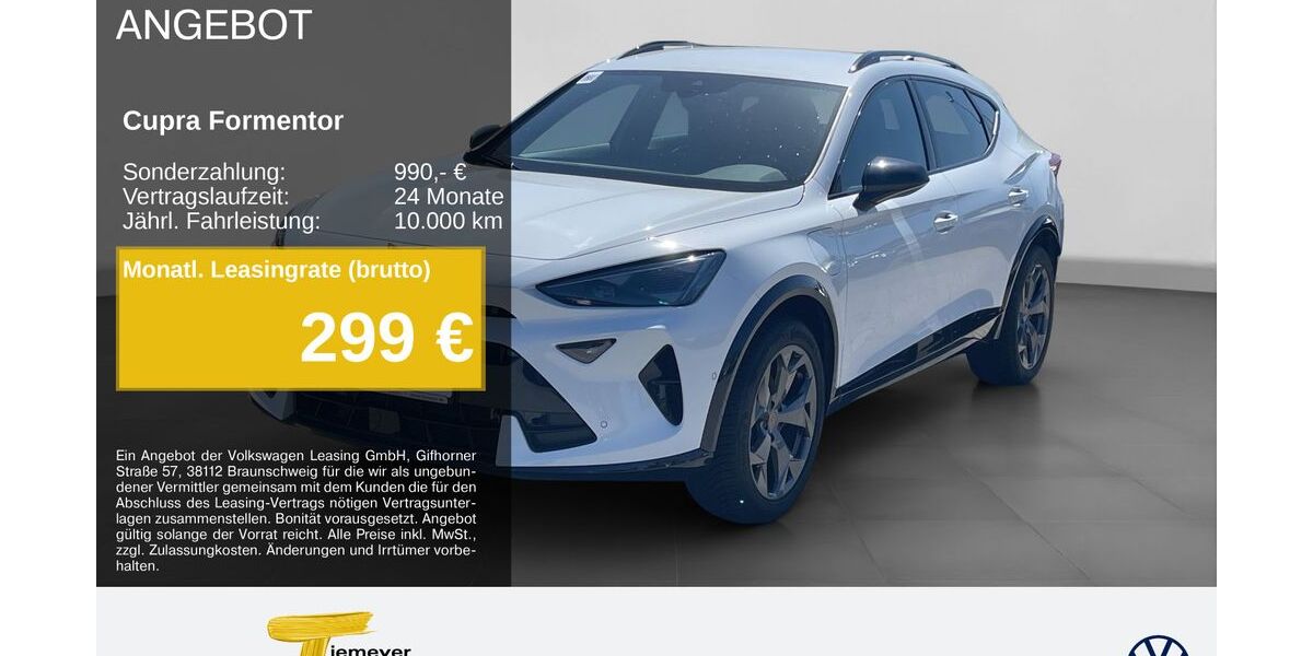 Cupra Formentor 21.763 km 33.900 &euro; Remscheid 42897