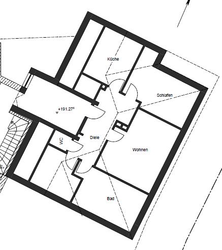 Etagenwohnung Gevelsberg - 3 Zimmer, 76 m&sup2;, 595&euro; | Angebot:22953209