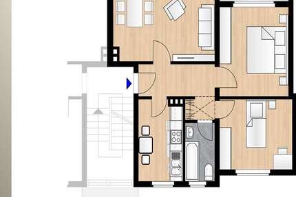 Wohnung Duisburg Hamborn - 3 Zimmer, 63 m&sup2;, 600&euro; | Angebot:26834523