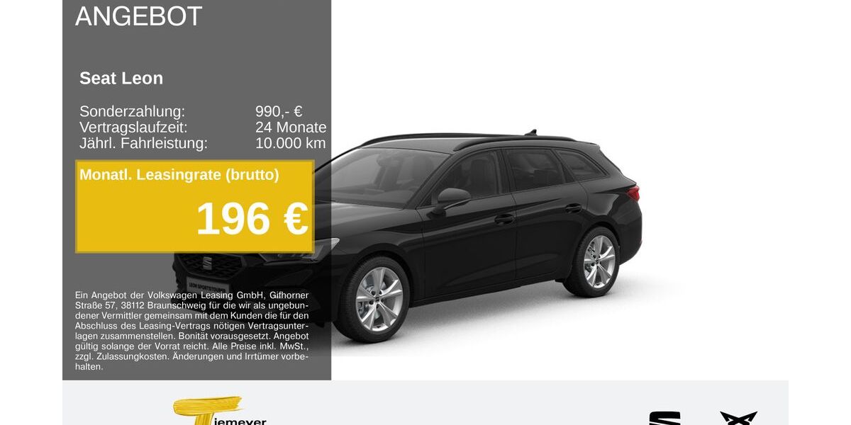 Seat Leon 23.782 km 28.770 &euro; Bochum 44809