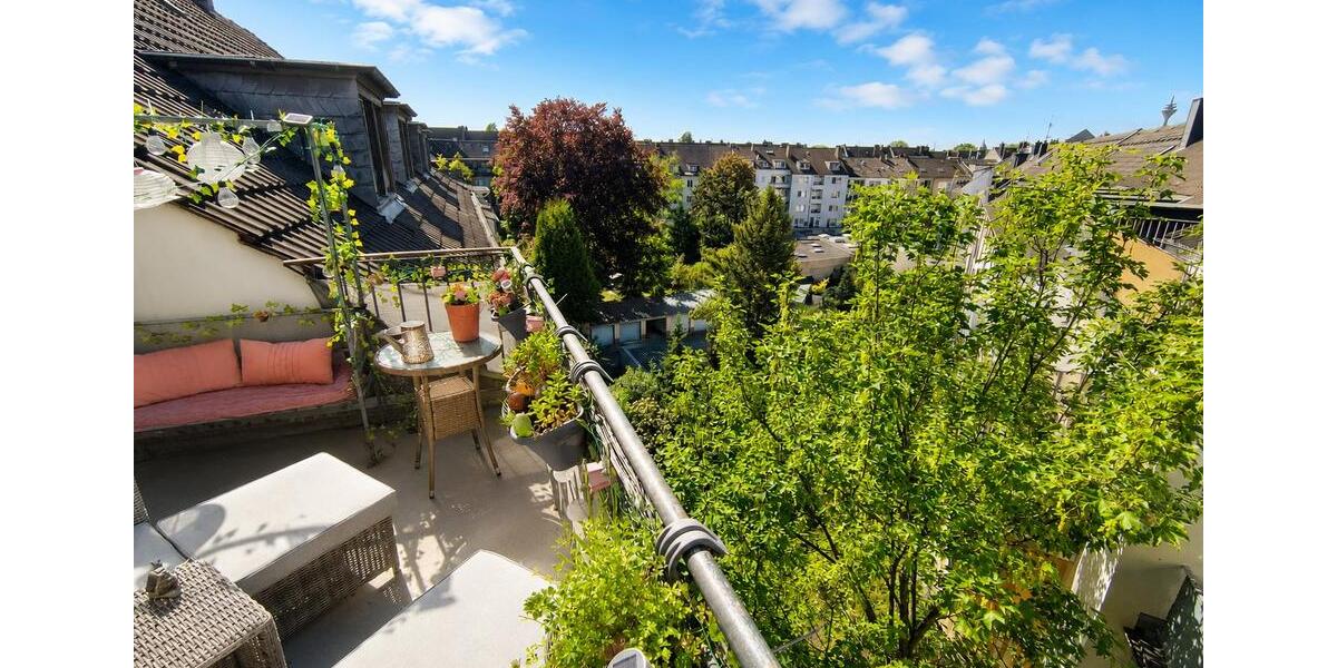 Dachgeschoßwohnung Düsseldorf Stadtbezirk 3 - 2 Zimmer, 58 m&sup2;, 219.000&euro; | Angebot:27231079