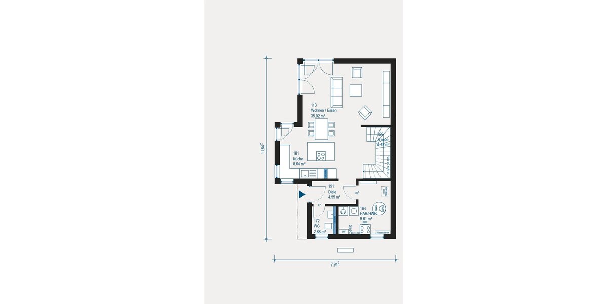 Individuell geplante Doppelhaushälfte in Wuppertal - Ihr neues Zuhause mit Komfort und Flexibilität - Doppelhaushälfte Essen Stadtbezirk II | Angebot:27493164