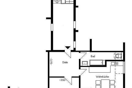 Wohnung Witten Witten-Mitte - 3.5 Zimmer, 92 m&sup2;, 660&euro; | Angebot:27529159