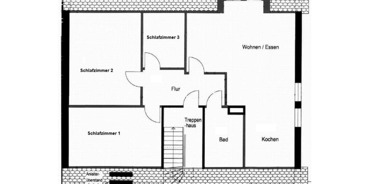Dachgeschoßwohnung Bochum Altenbochum - 3.5 Zimmer, 95 m&sup2;, 950&euro; | Angebot:27550520