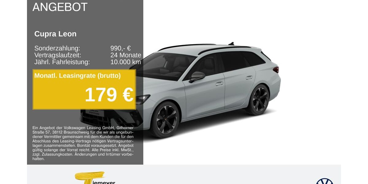 Cupra Leon 19.082 km 30.530 &euro; Remscheid 42897