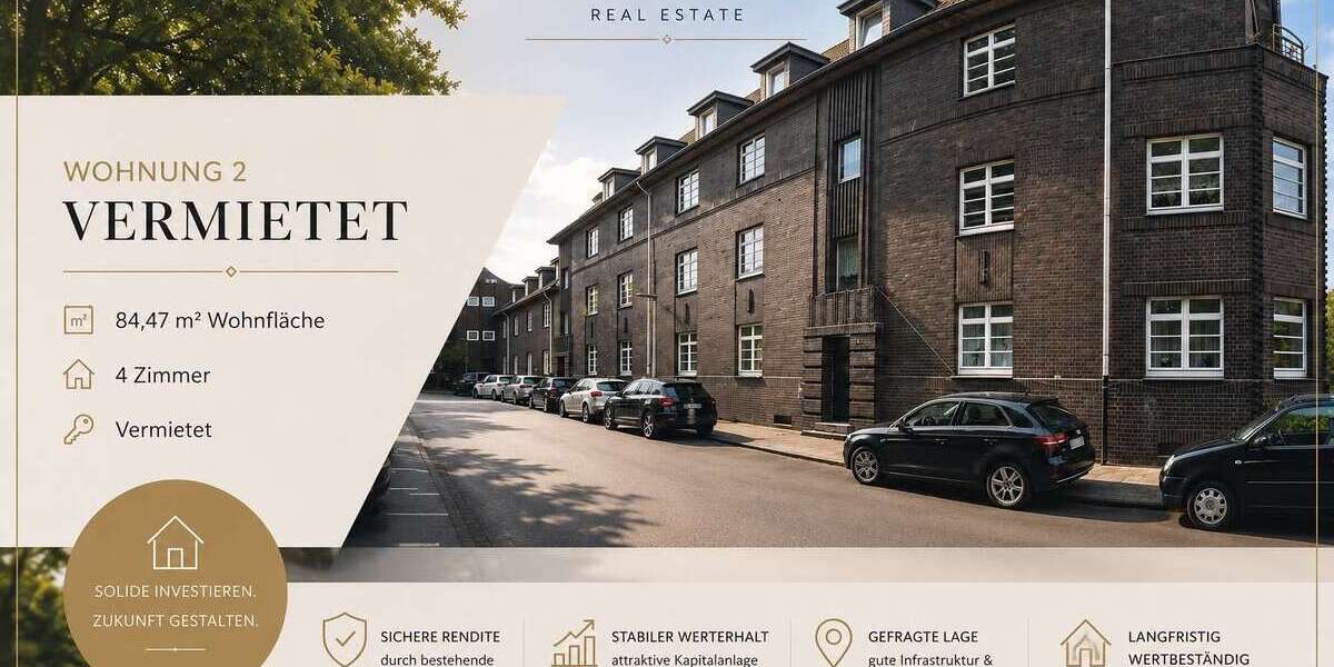 Etagenwohnung Oberhausen Tackenberg - 4 Zimmer, 85 m&sup2;, 130.000&euro; | Angebot:27091609