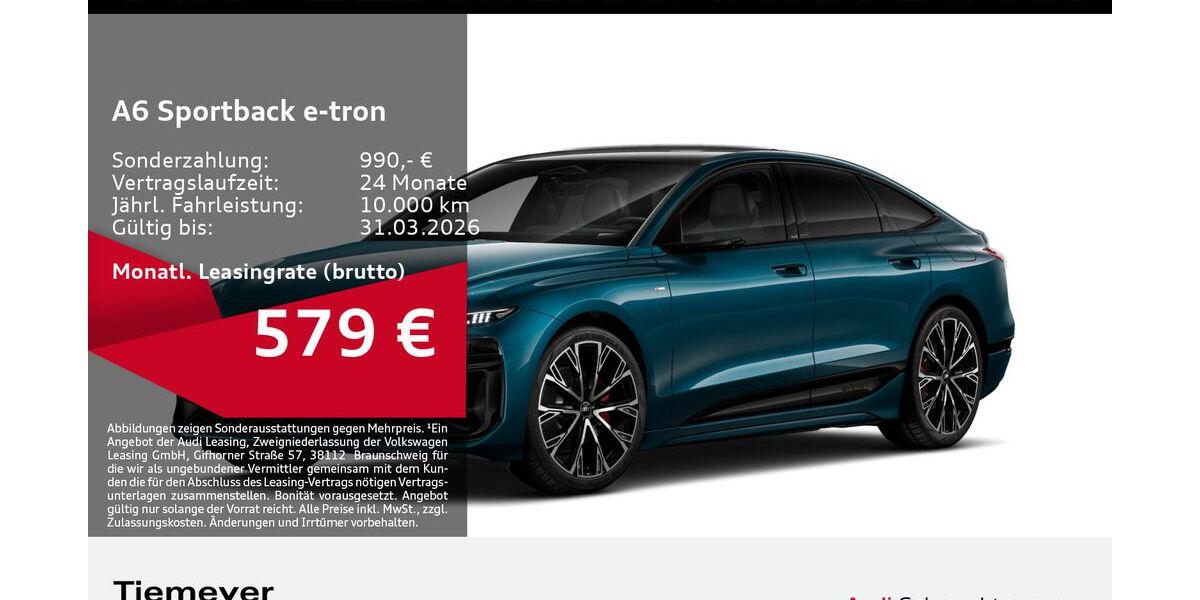 Audi A6 e-tron 7.715 km 66.340 &euro; Gelsenkirchen 45894