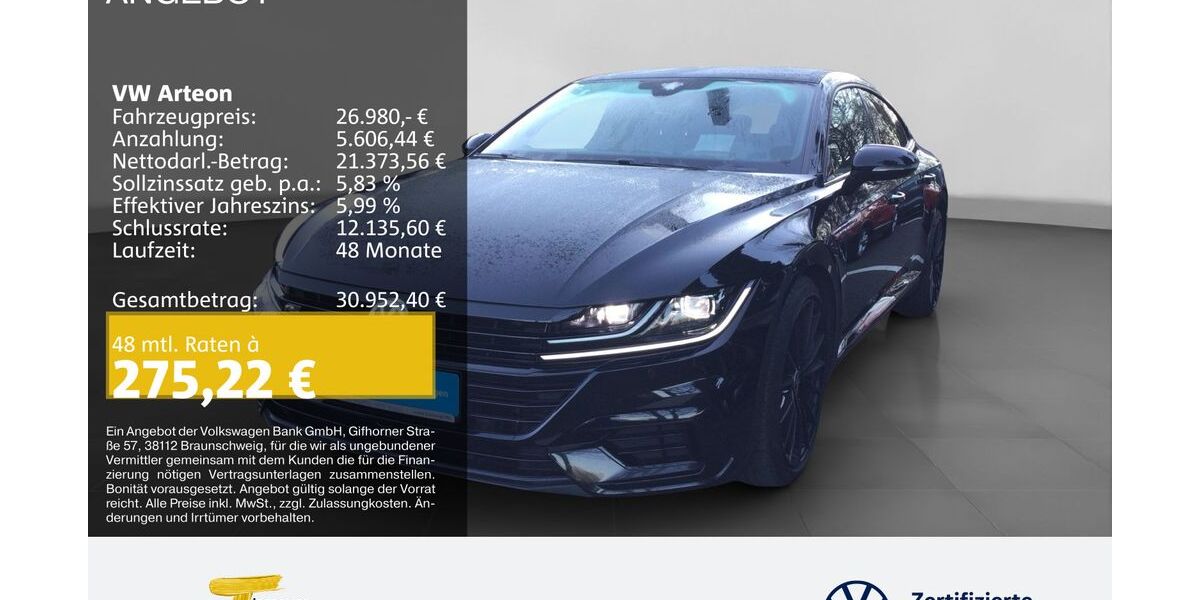 VW Arteon 95.363 km 26.480 &euro; Gelsenkirchen 45894