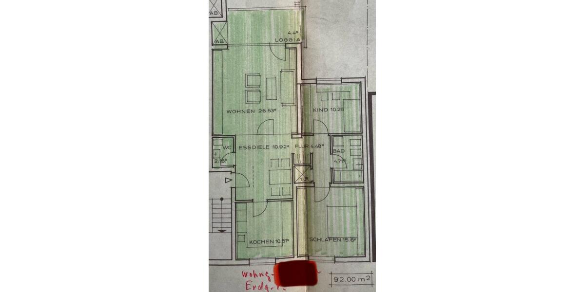 Erdgeschoßwohnung Gelsenkirchen Gelsenkirchen-Mitte - 3 Zimmer, 92 m&sup2;, 165.000&euro; | Angebot:27219074