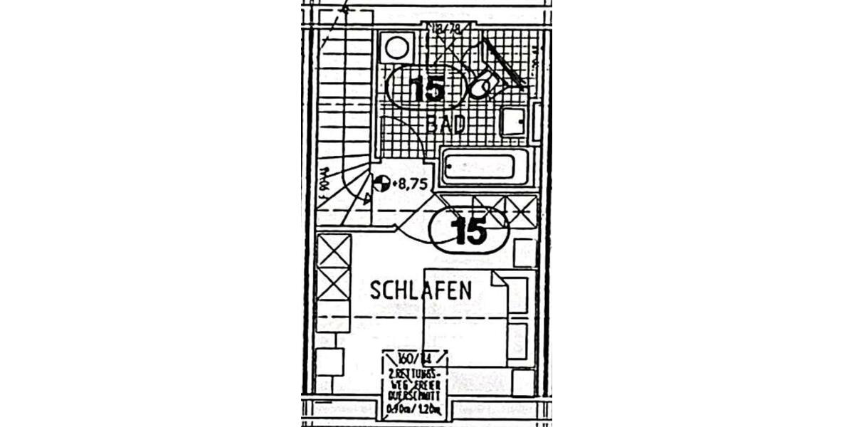 Dachgeschoßwohnung Bochum Bochum-Ost - 2 Zimmer, 70 m&sup2;, 875&euro; | Angebot:27569721