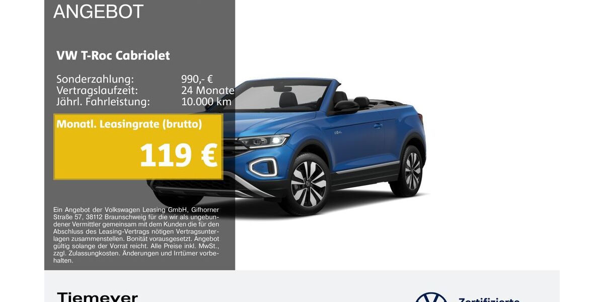 VW T-Roc 21.509 km 22.940 &euro; Bochum 44892