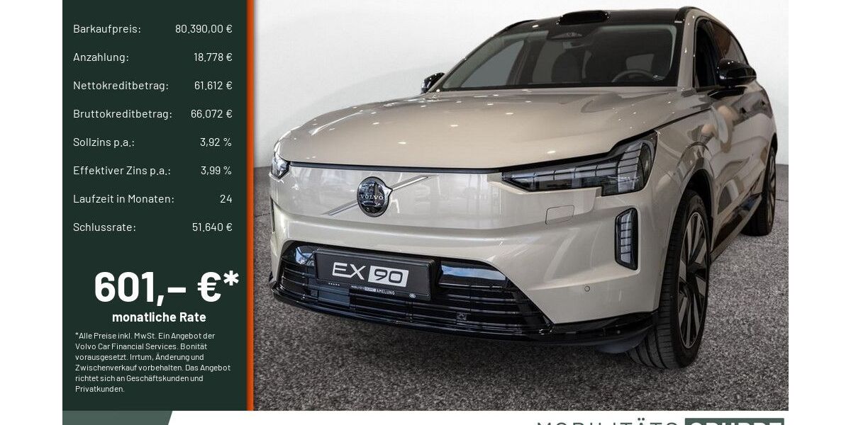 Volvo EX90 1.500 km 80.390 &euro; Remscheid 42855