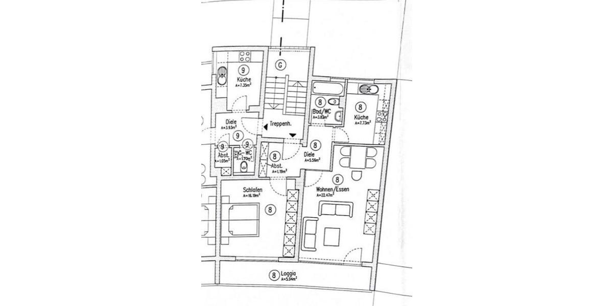 Etagenwohnung Wuppertal Gemarkung Elberfeld - 2 Zimmer, 61 m&sup2;, 148.000&euro; | Angebot:26962787