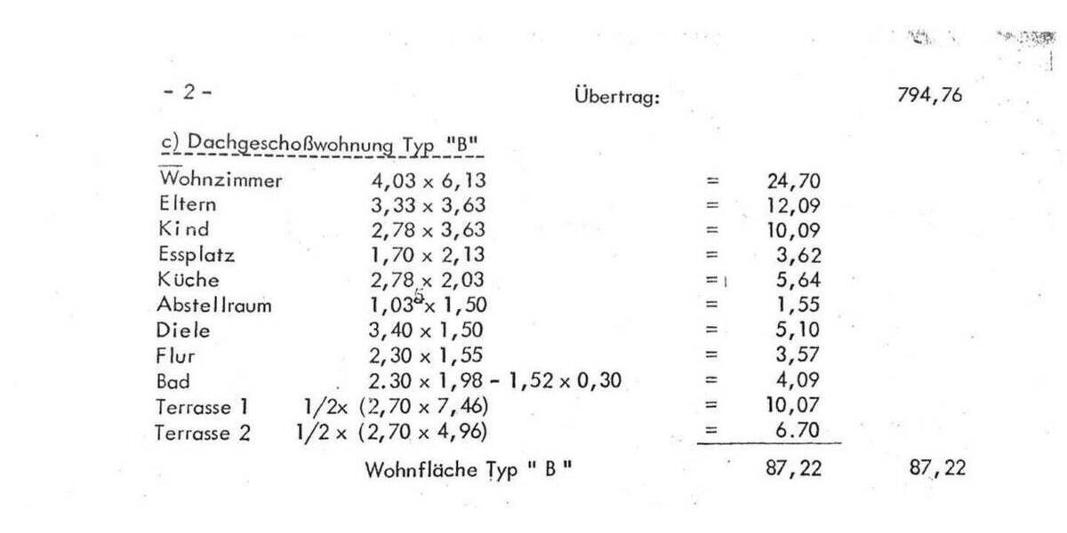 Etagenwohnung Ratingen Hösel - 3 Zimmer, 87 m&sup2;, 305.000&euro; | Angebot:25781567