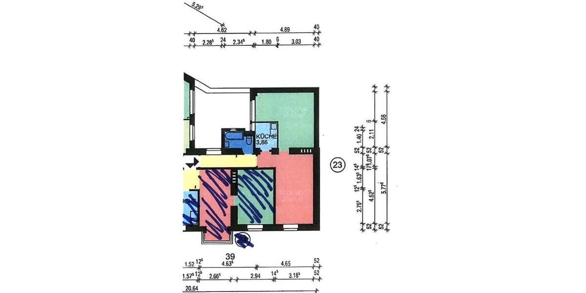 Etagenwohnung Düsseldorf Stadtbezirk 8 - 2 Zimmer, 52 m&sup2;, 627&euro; | Angebot:25756975