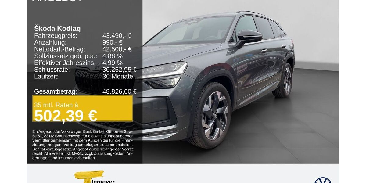 Skoda Kodiaq 9.900 km 42.980 &euro; Duisburg 47059