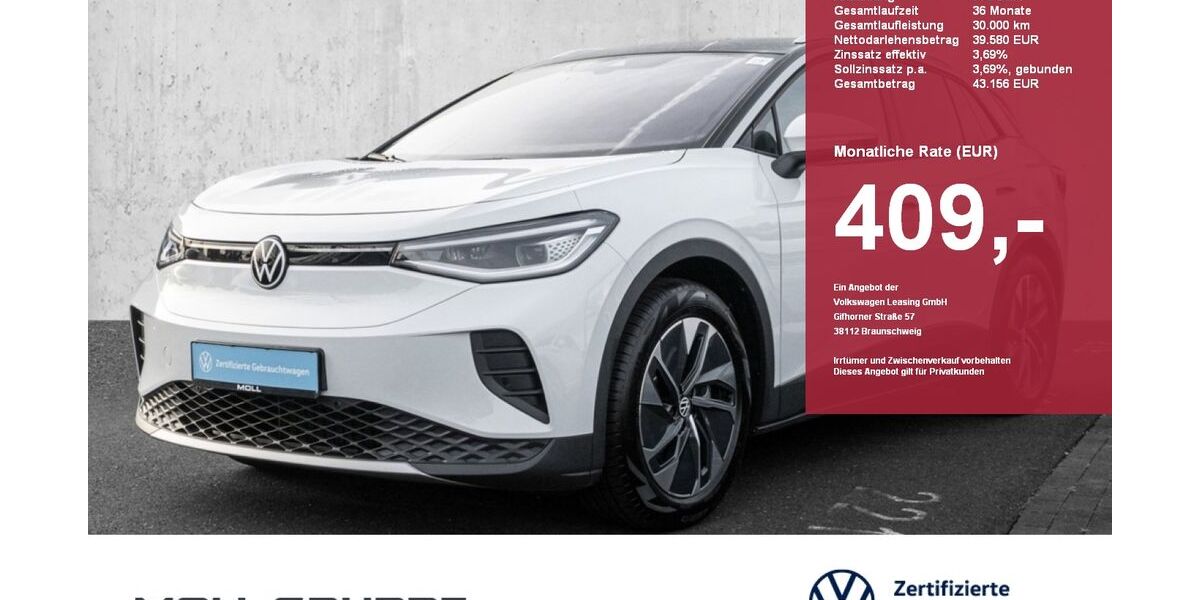 VW ID.4 7.186 km 37.740 &euro; Düsseldorf 40474