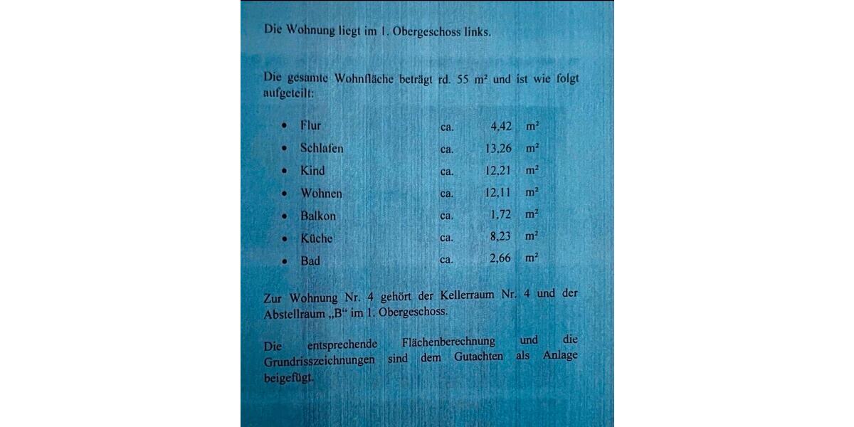 Etagenwohnung Gelsenkirchen Gelsenkirchen-Mitte - 3.5 Zimmer, 55 m&sup2;, 99.000&euro; | Angebot:25842499