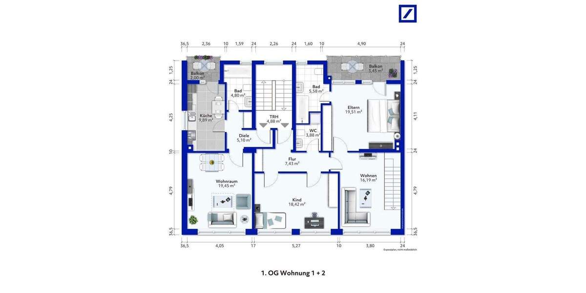 Mehrfamilienhaus, Wohnhaus Düsseldorf Kaiserswerth - 1 Zimmer, 453 m&sup2;, 2.600.000&euro; | Angebot:25779525