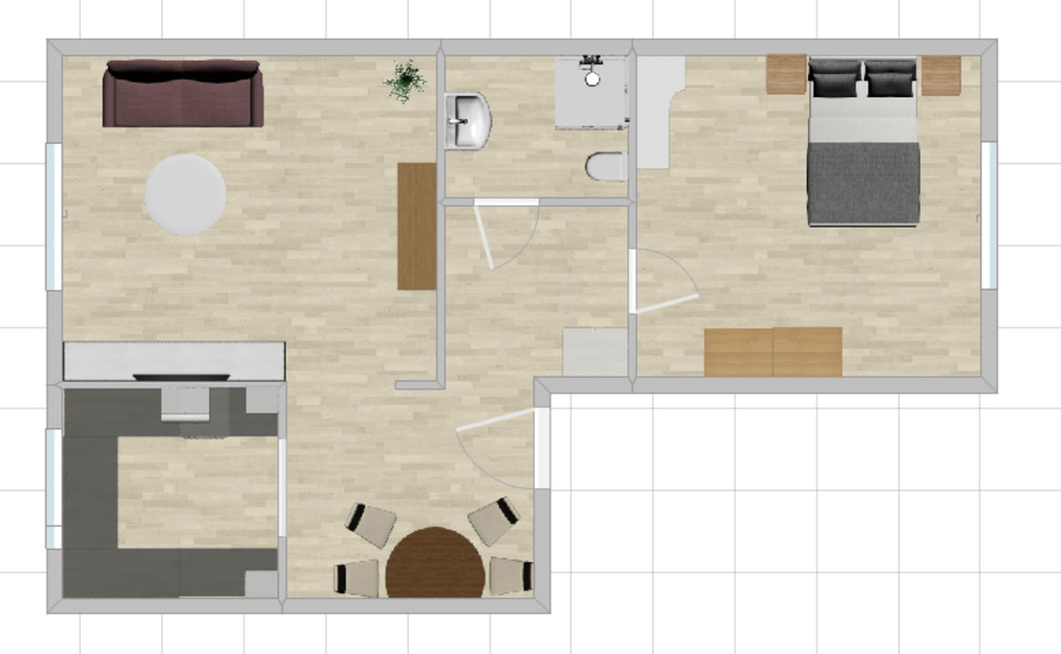 Dachgeschoßwohnung Bochum Bochum-Südwest - 2 Zimmer, 43 m&sup2;, 695&euro; | Angebot:25962585