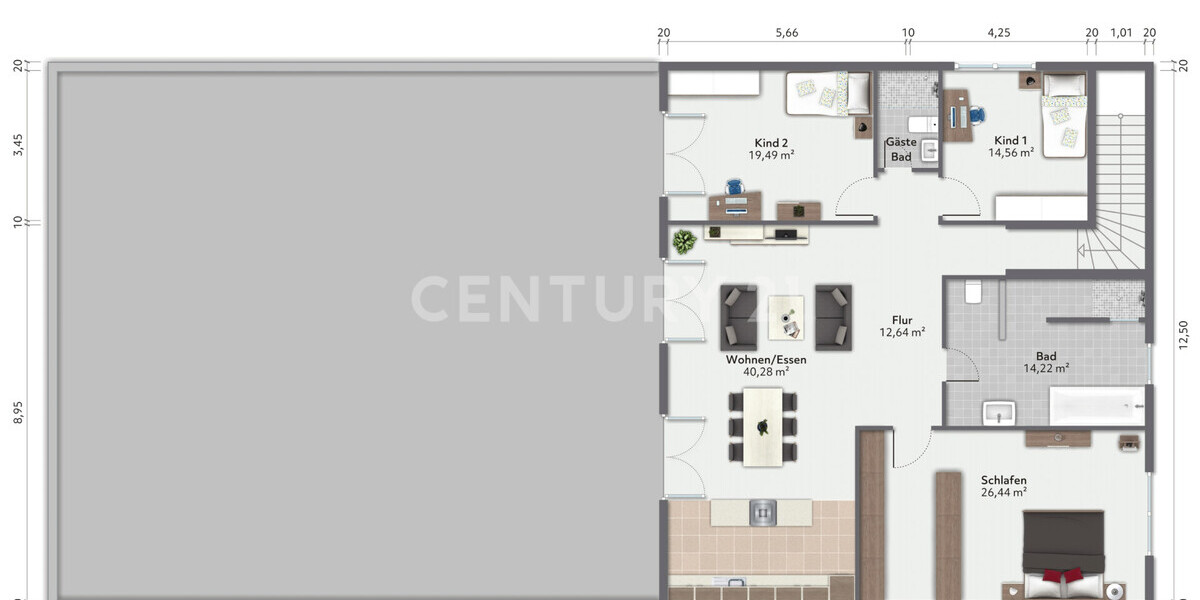 Arbeiten und exklusives Wohnen an einem Ort! - Gewerbeobjekt Herne Altenhöfen | Angebot:18225561