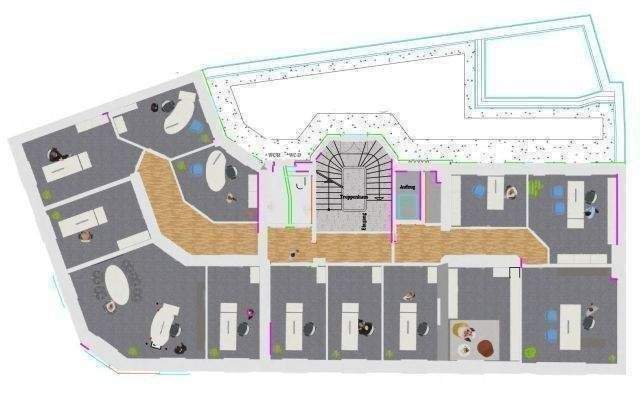 Gewerbeobjekt Düsseldorf Stadtmitte - 1 Zimmer, 230 m&sup2;, 3.105&euro; | Angebot:25820122
