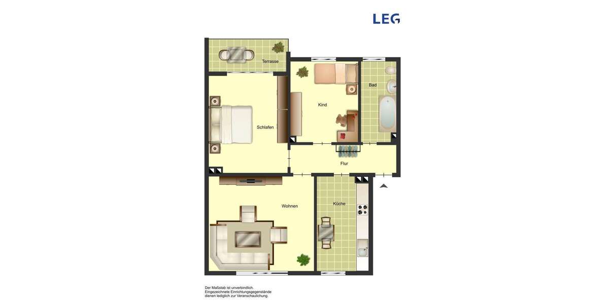 Etagenwohnung Solingen Mitte - 3 Zimmer, 71 m&sup2;, 699&euro; | Angebot:27225115