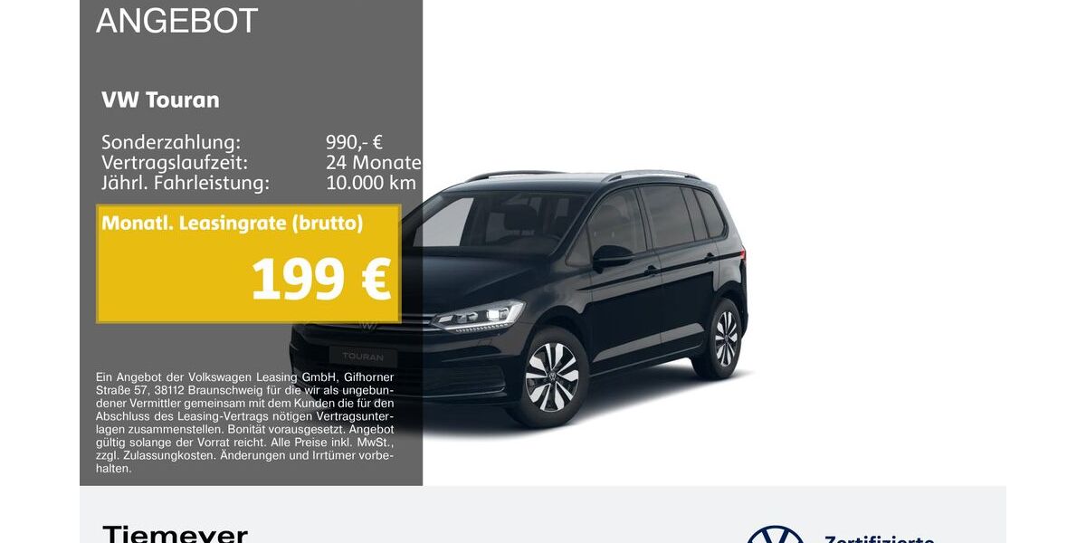 VW Touran 24.959 km 32.170 &euro; Bochum 44892