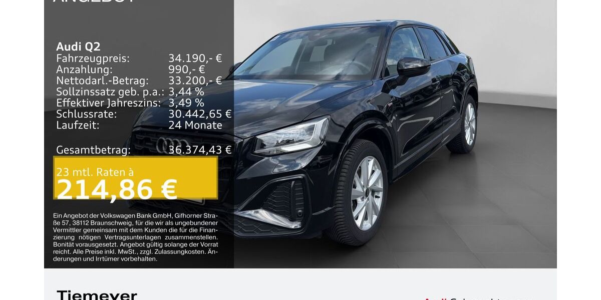 Audi Q2 7.795 km 34.190 &euro; Gelsenkirchen 45894