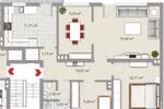 Etagenwohnung Duisburg Mittelmeiderich - 4 Zimmer, 85 m&sup2;, 750&euro; | Angebot:27585776