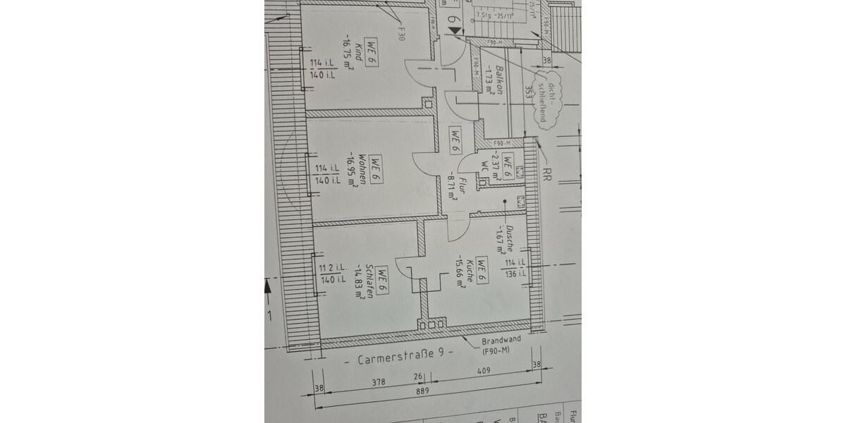 Dachgeschoßwohnung Essen Stadtbezirk III - 3 Zimmer, 79 m&sup2;, 790&euro; | Angebot:25790783