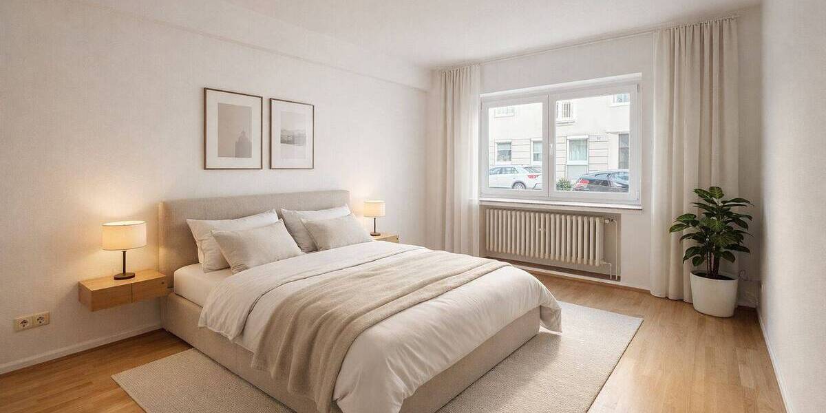 Etagenwohnung Düsseldorf Pempelfort - 2 Zimmer, 94 m&sup2;, 399.000&euro; | Angebot:25722889