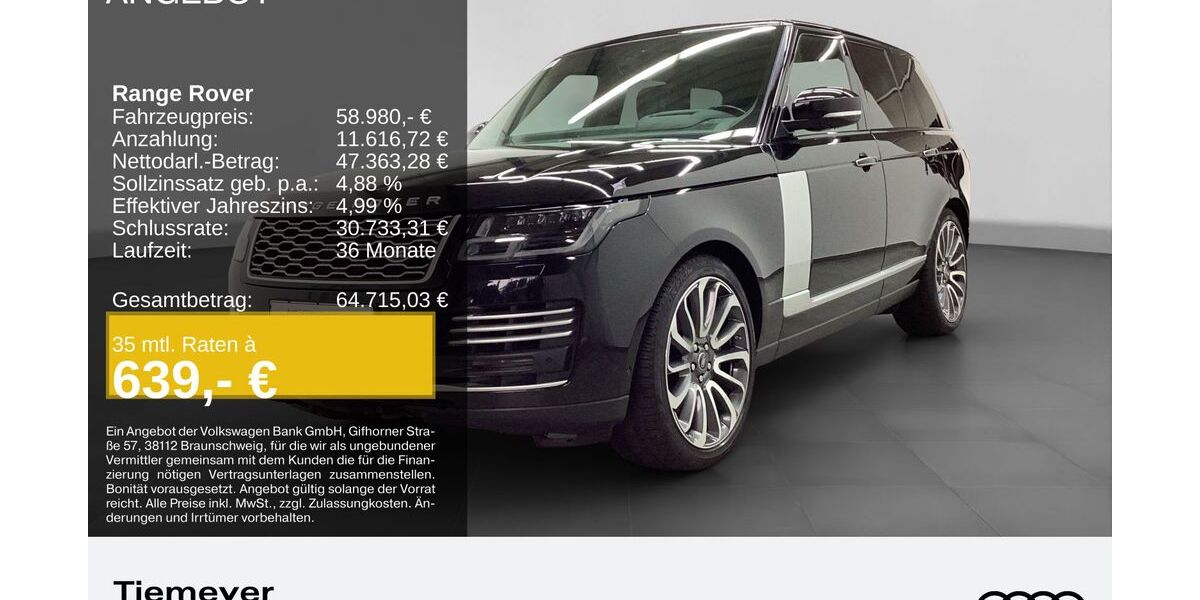 Land Rover Range Rover 78.660 km 57.280 &euro; Bochum 44809