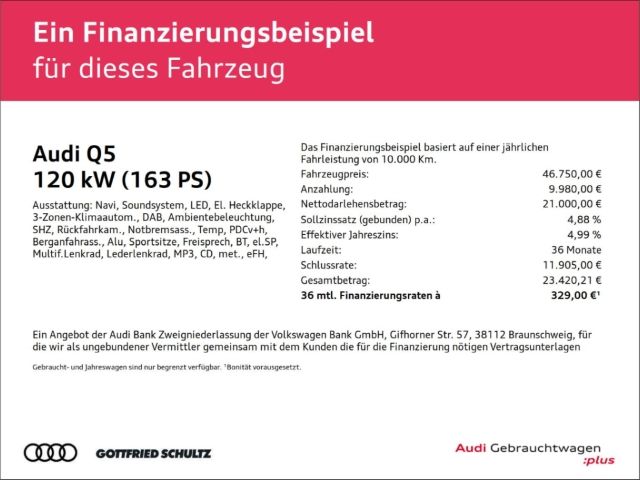 Audi Q5 44.259 km 28.980 &euro; Mülheim 45478