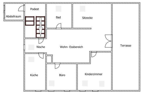 Maisonettenwohnung Wetter (Ruhr) - 6 Zimmer, 159 m&sup2;, 385.000&euro; | Angebot:27227839