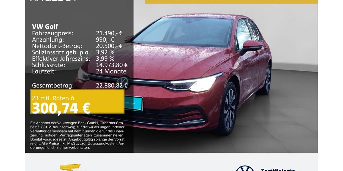 VW Golf 24.385 km 20.250 &euro; Gelsenkirchen 45894