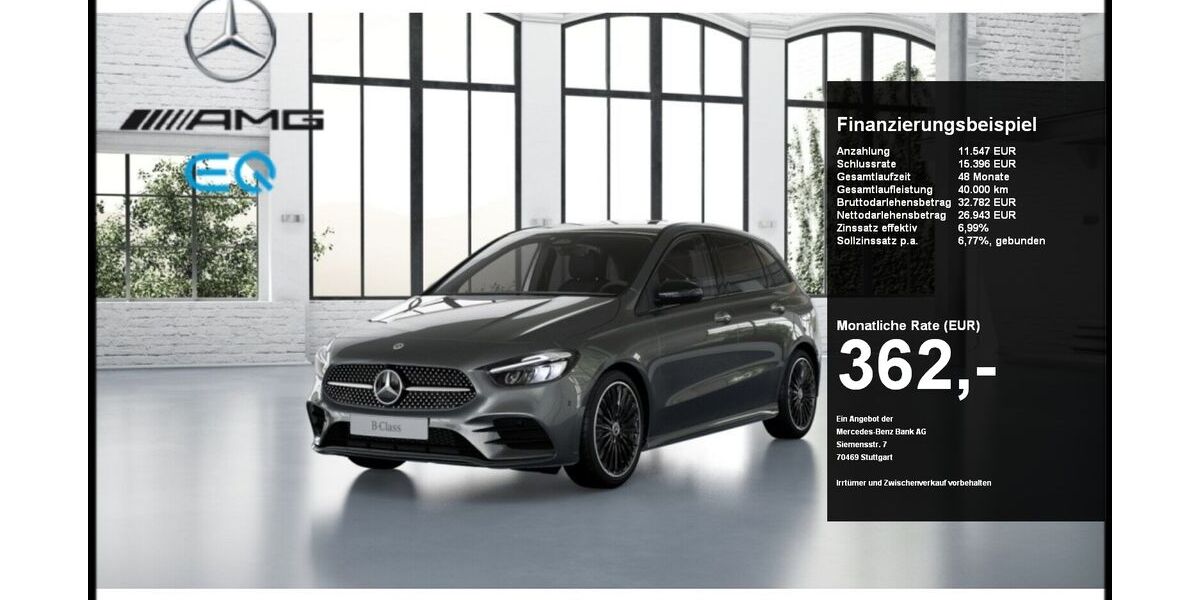 Mercedes-Benz B 220 20.244 km 38.390 &euro; Schwelm 58332