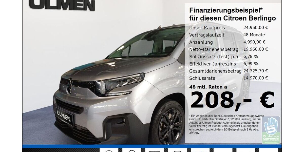 Citroen Berlingo 44.161 km 23.750 &euro; Düsseldorf 40233