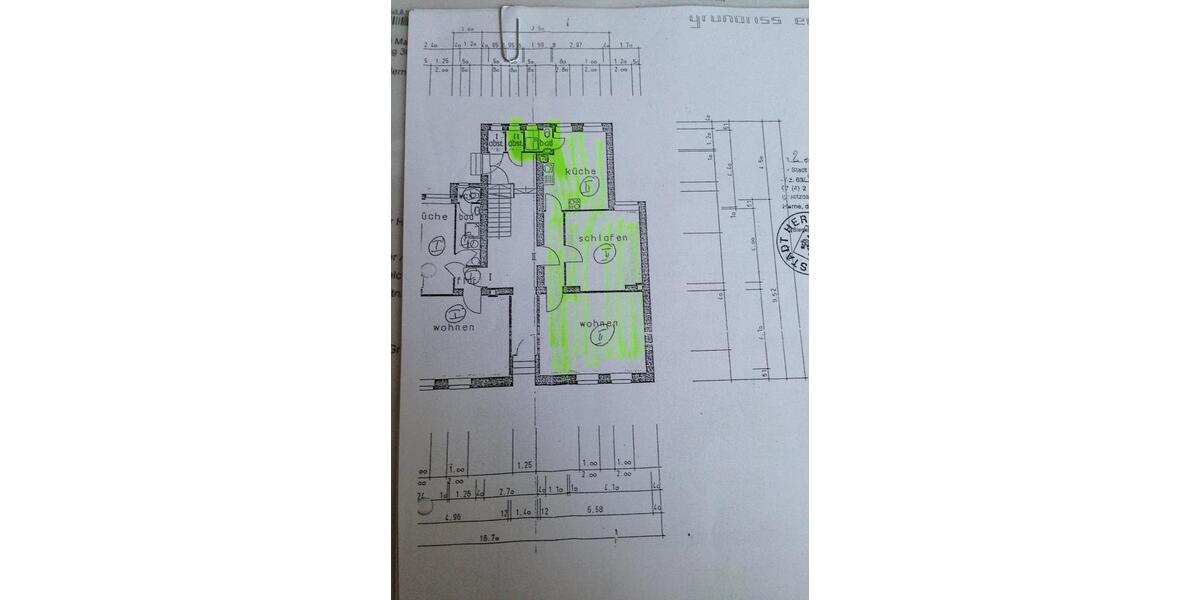Erdgeschoßwohnung Herne - 2.5 Zimmer, 58 m&sup2;, 650&euro; | Angebot:27536484