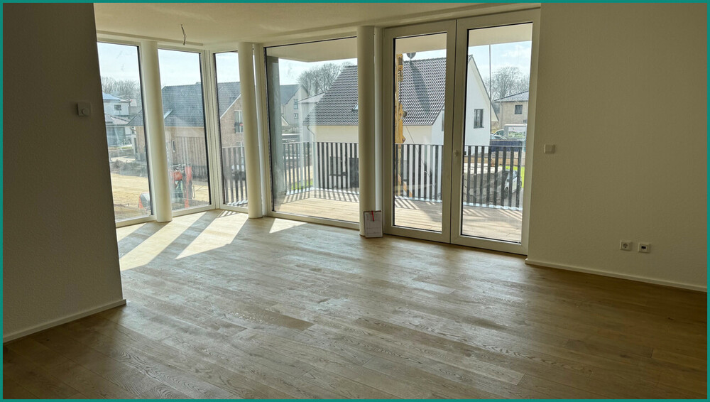 NEUBAU-ERSTBEZUG: MODERNE 3-ZIMMER-WOHNUNG MIT AUFZUG, GROSSEM BALKON UND PKW-STELLPLATZ IN RADEVORM - Etagenwohnung Radevormwald Karthausen | Angebot:26455528