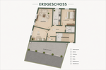 Helle 3,5-Zimmer-Wohnung mit Garage, Kellerraum und Dachboden-Stauraum - Erdgeschoßwohnung Essen Stadtbezirk III | Angebot:27200883