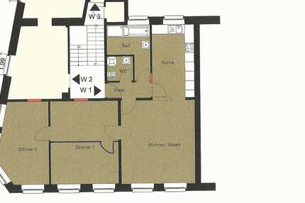 Wohnung Wuppertal-Vohwinkel Vohwinkel - 3 Zimmer, 93 m&sup2;, 850&euro; | Angebot:26075679