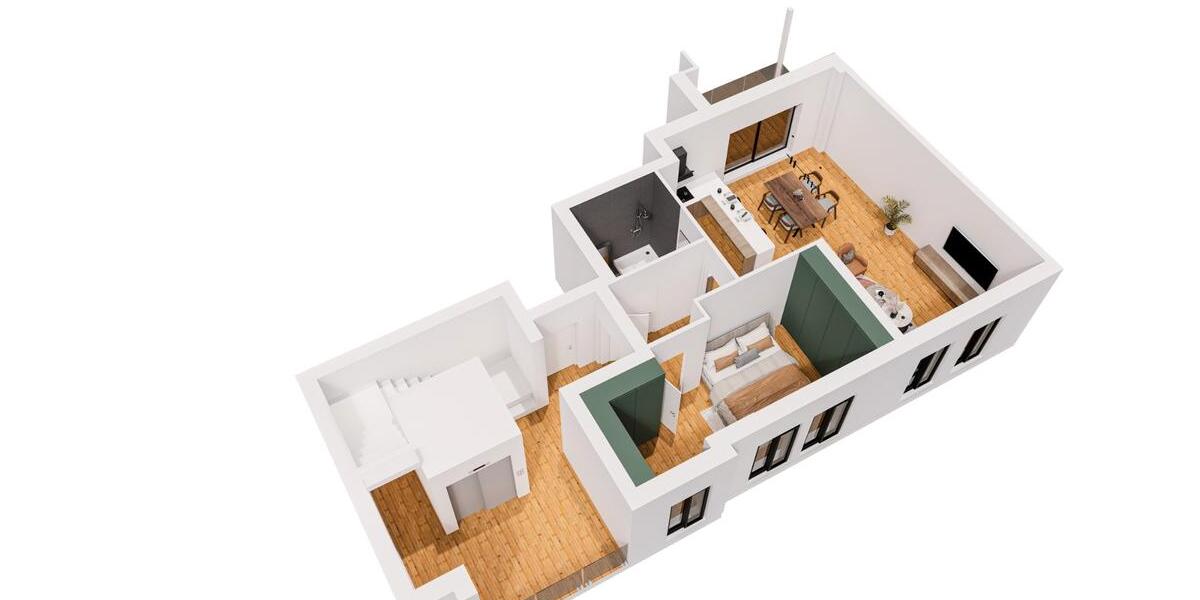 Etagenwohnung Velbert Pöthen - 2.5 Zimmer, 68 m&sup2;, 990&euro; | Angebot:26355173
