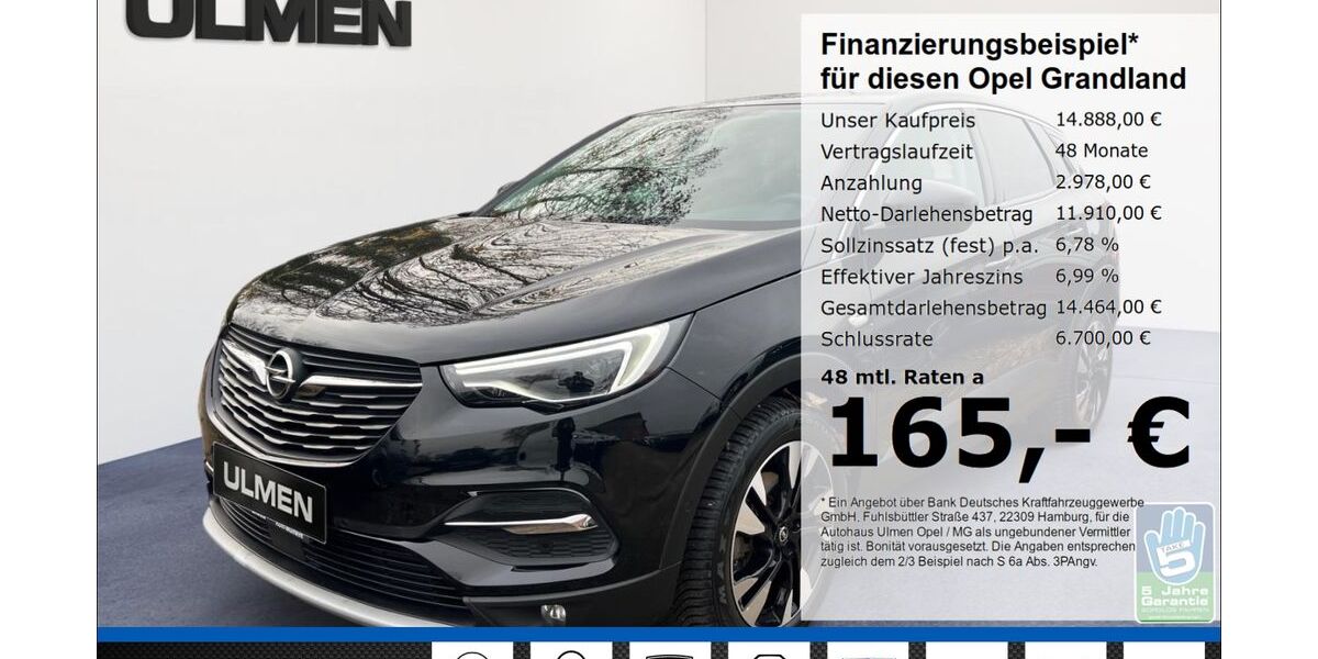 Opel Grandland (X) 74.545 km 14.888 &euro; Düsseldorf 40231
